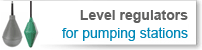 Level regulators for pumping stations