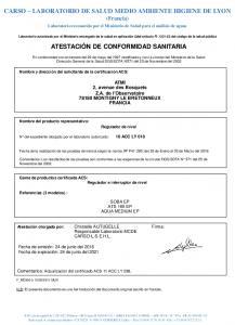 Certificado ACS - traduccin en espaol