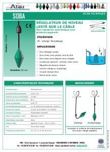 Fiche technique SOBA