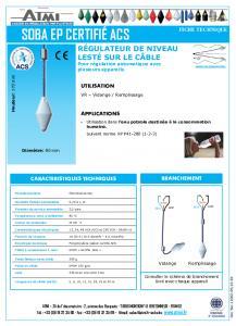 Fiche technique SOBA EP