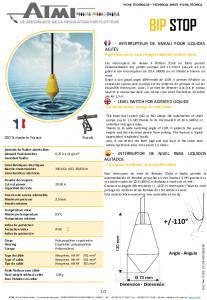 Technical data sheet - BIP STOP