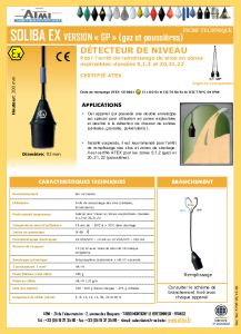 Soliba EX GP (certifi� ATEX)