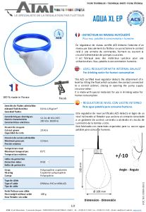 AQUA XL EP, ACS CERTIFIED technical data sheet