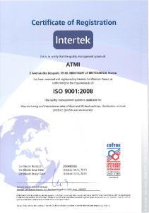 ATMI ISO 9001-2008 Certified Compagny