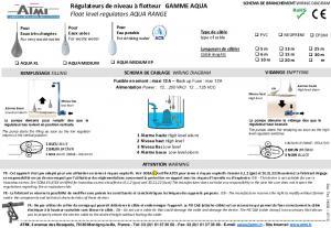 Schma de branchement AQUA MEDIUM EP CERTIFIE ACS