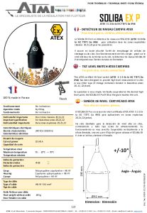 Fiche technique d�taill�e SOLIBA EX P
