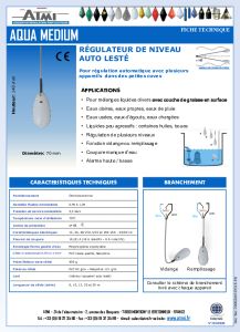 R�gulateur de niveau AQUA MEDIUM