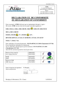 D�claration de conformit� UE
