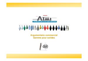 Argumentaire commerciale - Solides