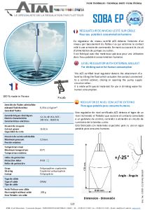 Fiche technique r�gulateur SOBA EP