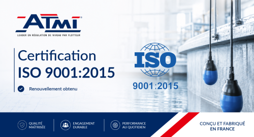 Certification ISO 9001 renouvel�e pour ATMI 